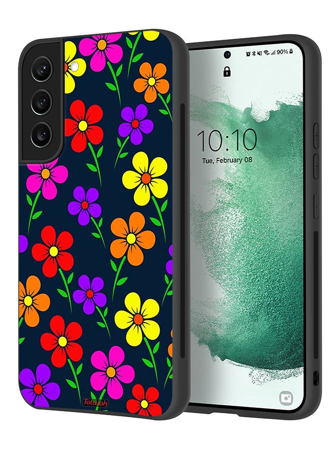Tolwak Samsung Galaxy S21 5G Protective Case Cover Colorful Flowers - Image 1