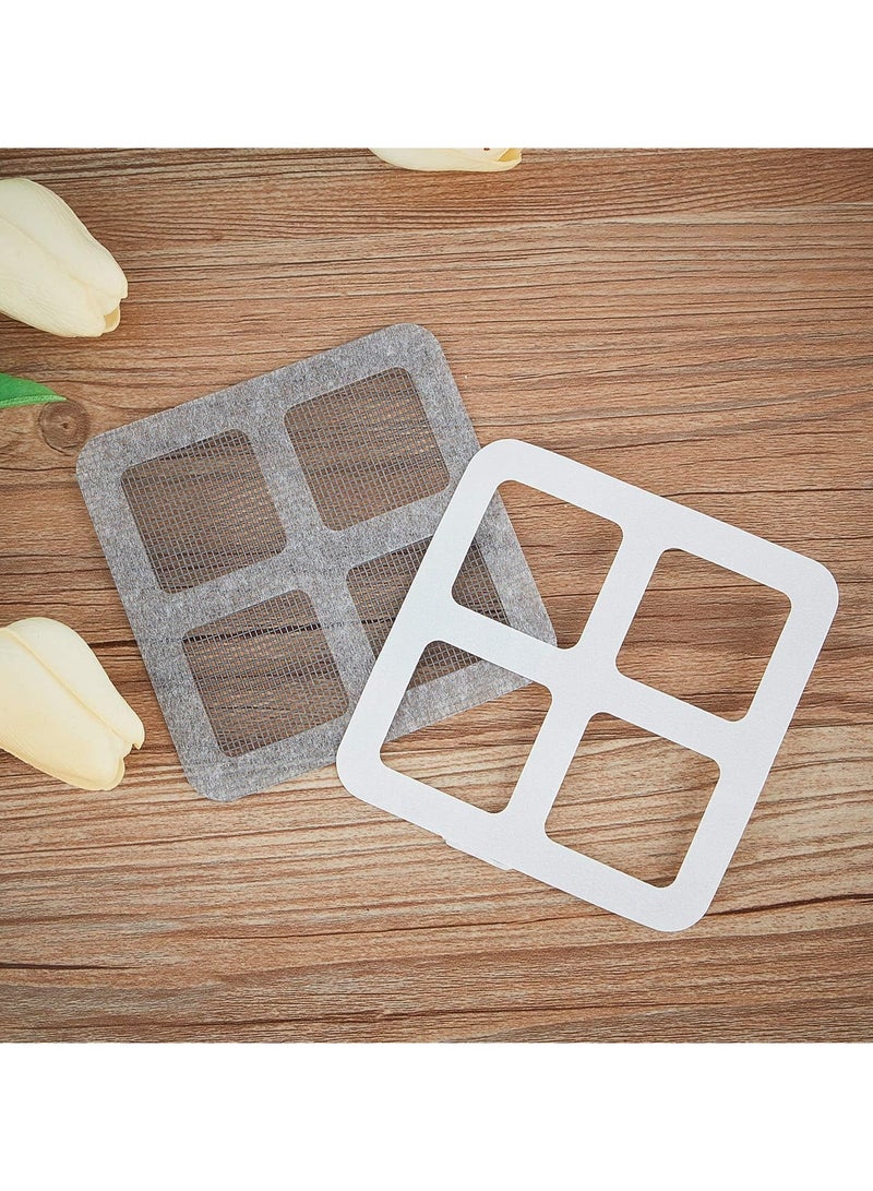 Fly Screen Repair Kit, 12 Mosquito Net Patches, Window Door Patch, Self-Adhesive Mosquito Net, Window Screen Repair Tape, Window Repair Tape for Door Hole - Image 3