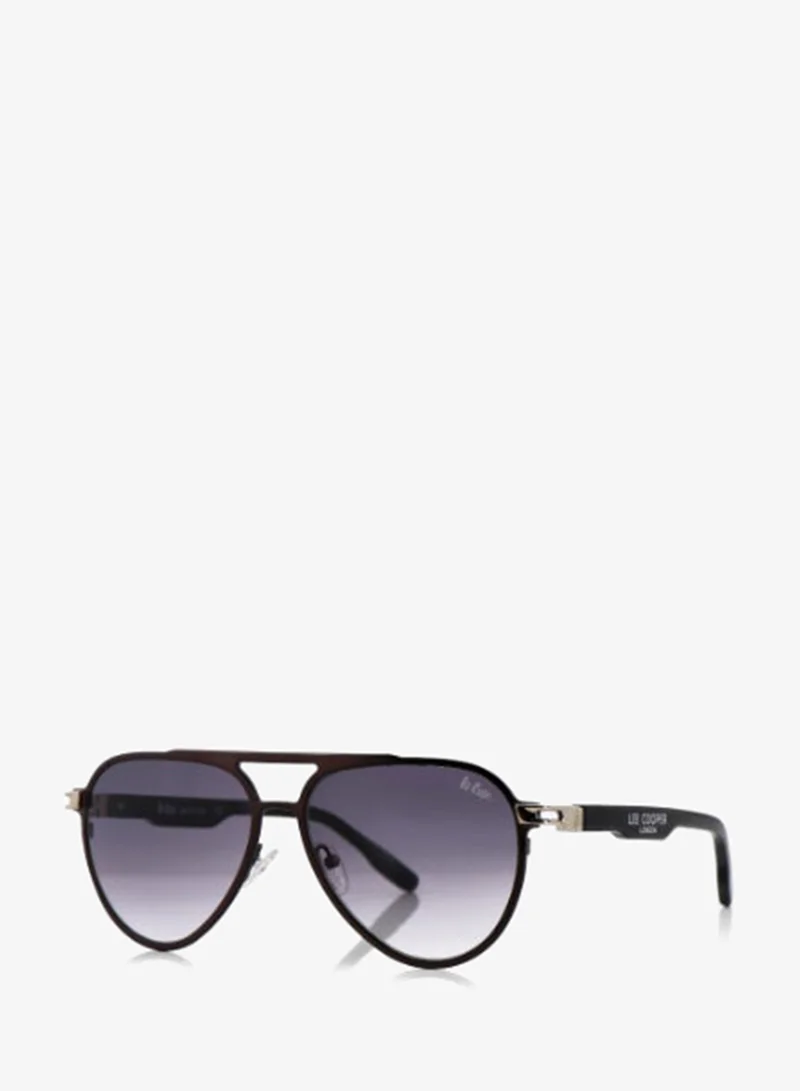 لي كوبر Sunglasses Shiny Gold Frame Grey Mirror Lens mm  - CKJ20109SN.717