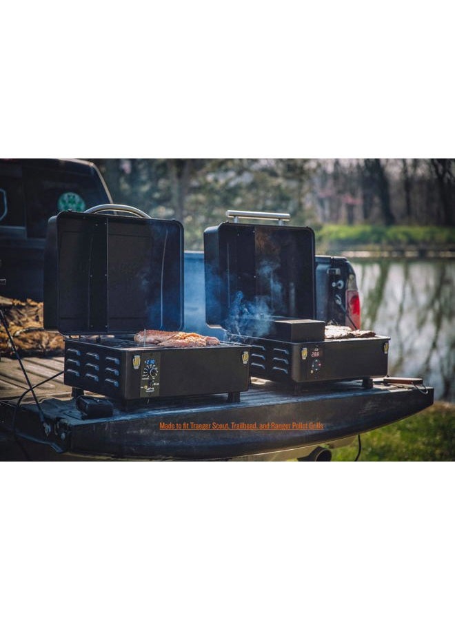 TRAEGER Grills BAC458 Tray Liner Grilling Drip Pan, Black, Pack of 5 - Image 3