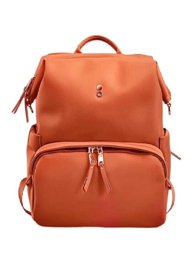 Echolac Backpack For Women, Fashionable Travel Bag, Casual Laptop Bag, Versatile Trendy Bag, Gift For Girlfriend, Ckp2075 Coral Orange - Image 2