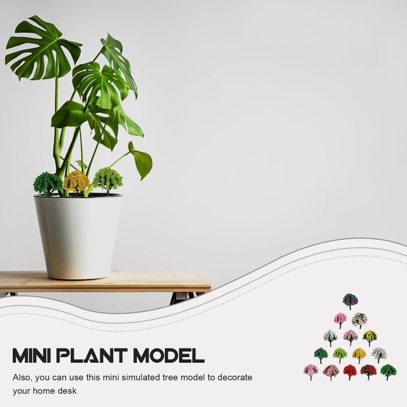 30 pcs Landscape Tree Models Mini Tree Models for DIY Crafts Building - Image 2