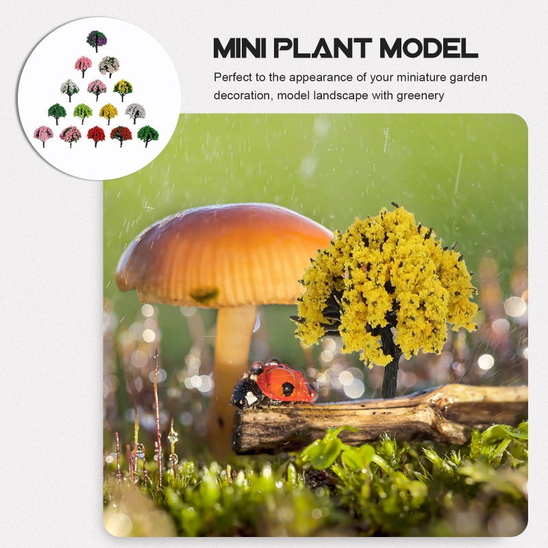 30 pcs Landscape Tree Models Mini Tree Models for DIY Crafts Building - Image 4