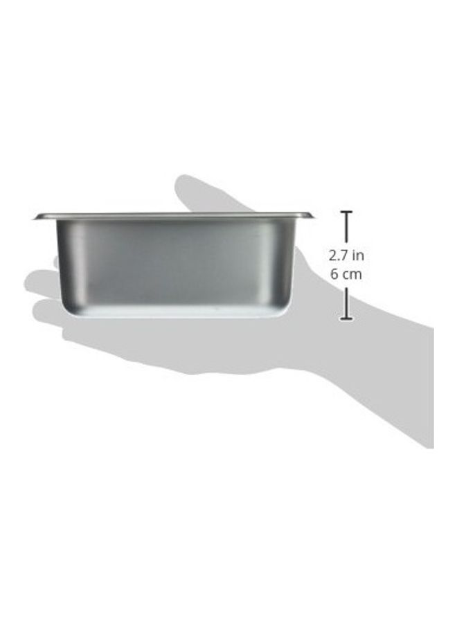 Winco وعاء بخار وينكو بحجم 1/9، 2.5 إنش، من الفولاذ المقاوم للصدأ، عمق 2.5 إنش - Image 2