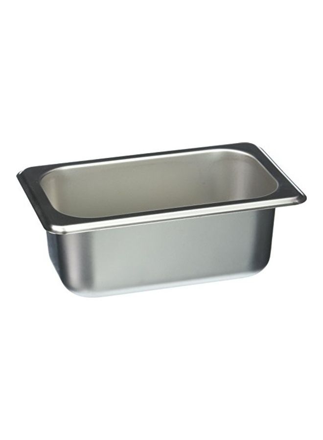 Winco وعاء بخار وينكو بحجم 1/9، 2.5 إنش، من الفولاذ المقاوم للصدأ، عمق 2.5 إنش - Image 1