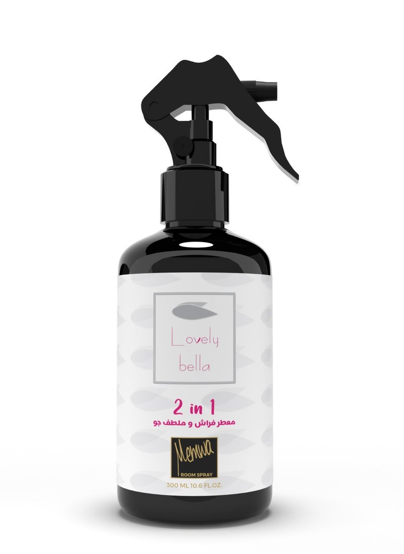 Memwa Lovely Bella Room Spray Perfect for Home & Office Airfreshner 300 mL 