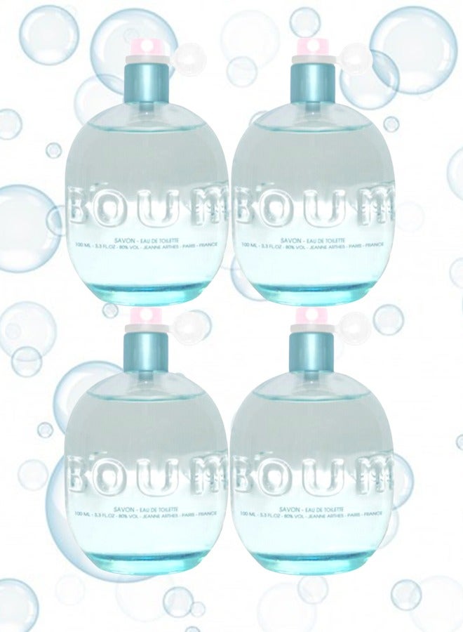 Boum 4 Pieces Savon EDT 100ML - Image 1
