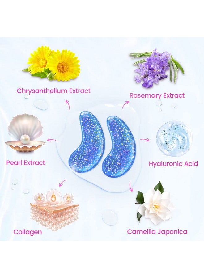 OneSpring Under Eye Patches (32 Pairs) - Collagen-Infused, Anti-Puffiness & Dark Circle Treatment - Luxurious Skincare For Under Eye Bags & Fine Lines, Christmas Gifts For Women - Image 2