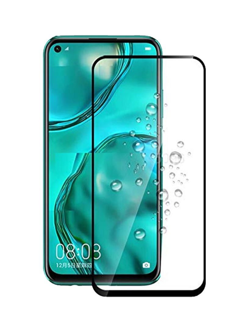 Tempered Glass Screen Protector for Realme 7 Black - Image 1