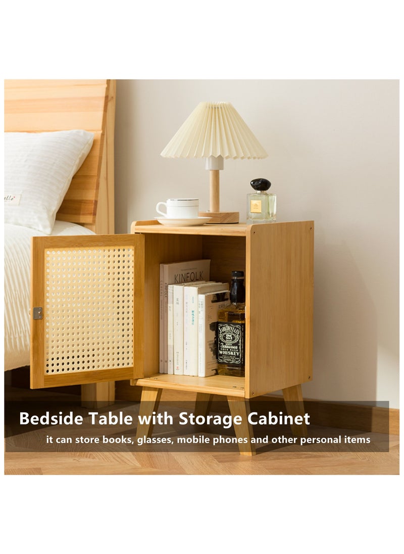 HXDream Bedside Table,Night Stand,Nightstand with Storage  - Image 3