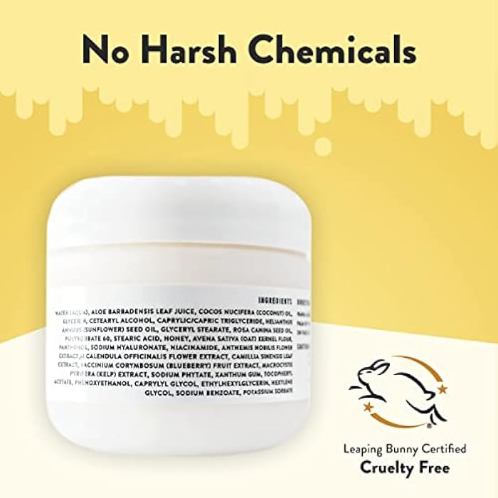 ECZEMA HONEY Soothing Facial Cream - Eczema Lotion for Face, Eyelids, Lips, and More - Natural Dry Skin Repair (2 Oz) - Image 5