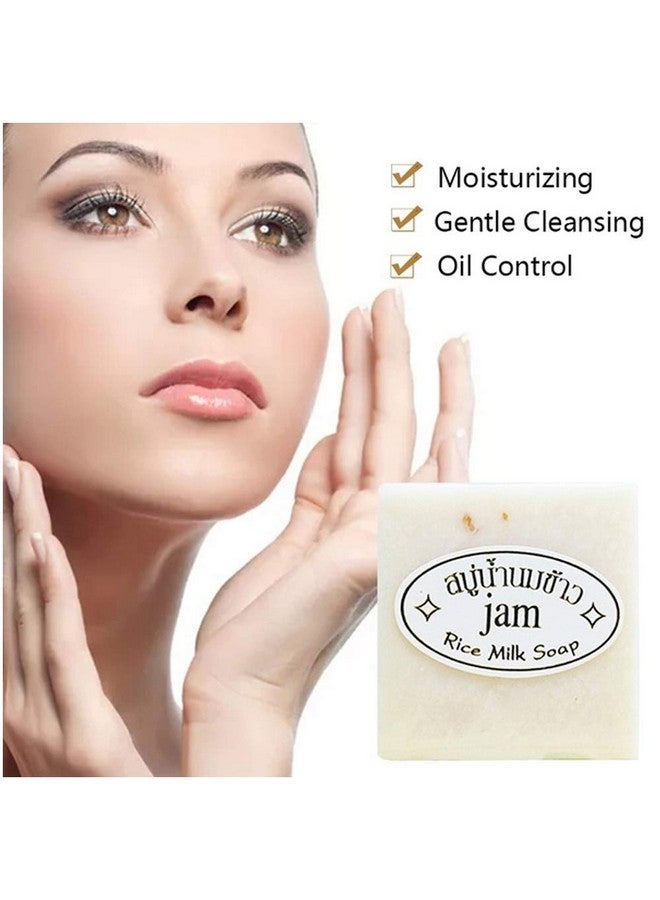Jam Rice Milk Soap with Collagen For Fairness & Dark Spots (60g) - Image 3