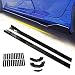 POSENG Universal 866 Inch Side Skirts Rocker Panels Extensions Compatible with SubaruVW MazdaMustang Honda Toyota BMW Chevrolet Ford Mazda - Image 2