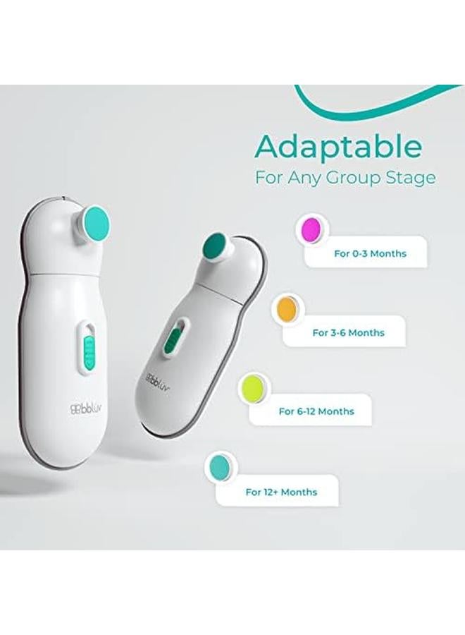 بيبي لاف ماكينة تشذيب الأظافر الكهربائية من تريم، عبوة من 0 - Image 3