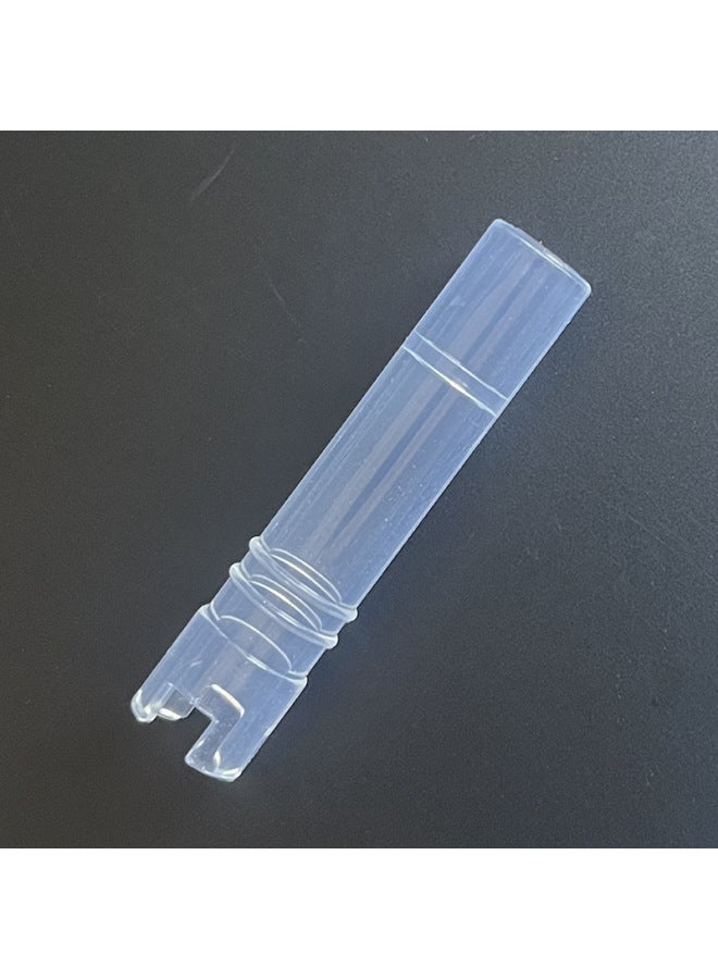 Big Belly Cup Straw Accessories Special Insulation Water Cup Silicone Space Cup Direct Drinking Auxiliary Cup Super Long-Color:One Folded End Of 9  - Image 1