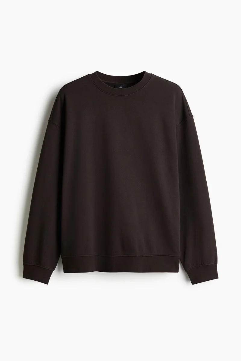 اتش اند ام Loose Fit Washed Cotton Sweatshirt