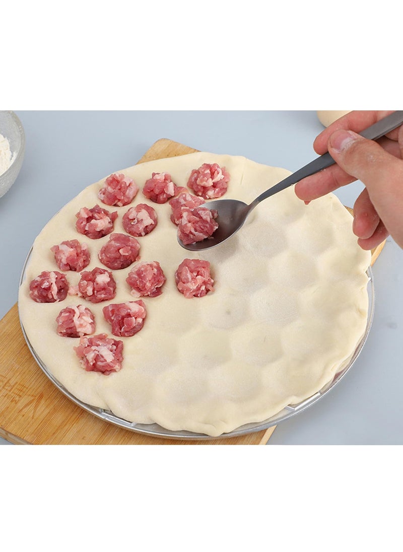 Generic 37 Holes Maker Mould, Dumplings Ravioli Mould, Aluminium Alloy, for DIY Cooking, Family Celebrations, Parties and Picnics  - Image 4