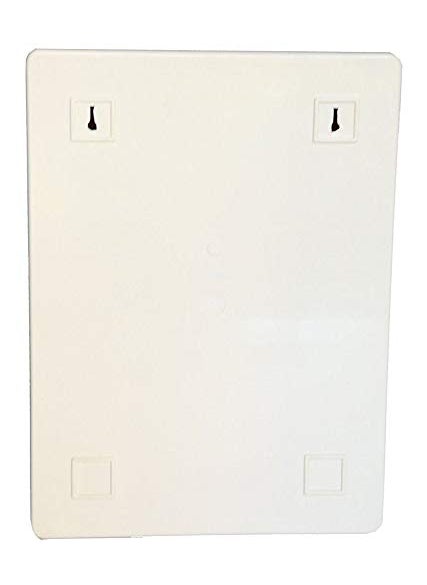 RIYA ENTERPRISE Riya EnterpriseBathroom Mirror Cabinet Plastic Cabinet with Storage Shelves and Towel Hanging Rod 12 x 16 Ivory  - Image 5