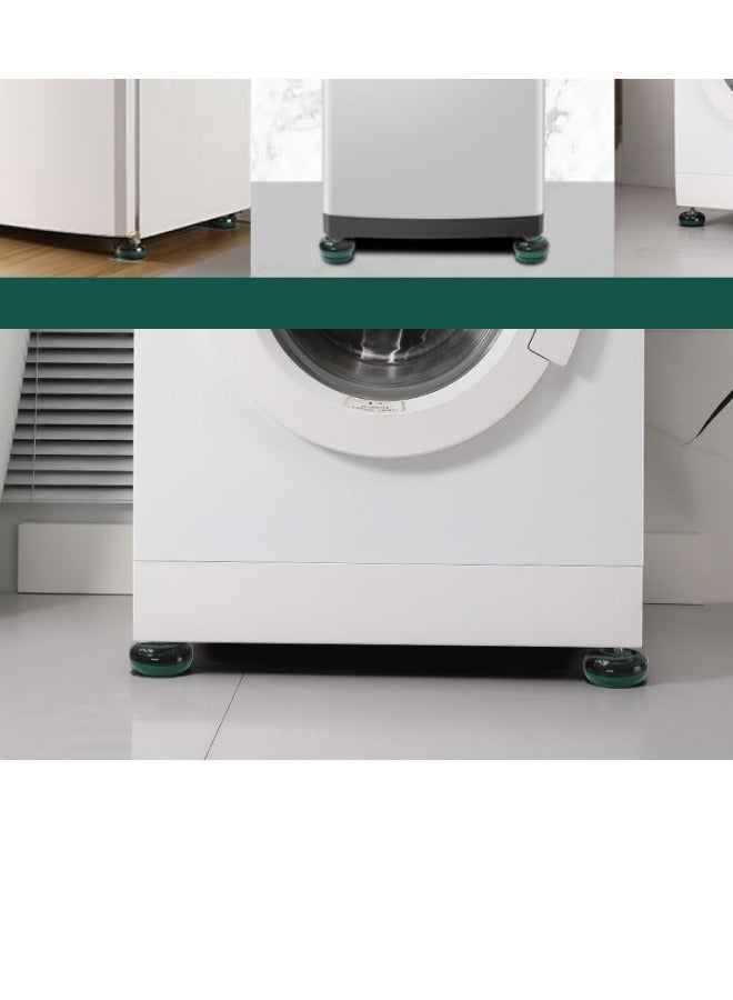 ميكسد غسالة وسادة ، كيس واحد من 4 غسالة الاهتزاز وسادة ، والحد من الضوضاء غسالة قوس ، ومكافحة المشي غسالة قوس القدم وسادة مستقرة - Image 2