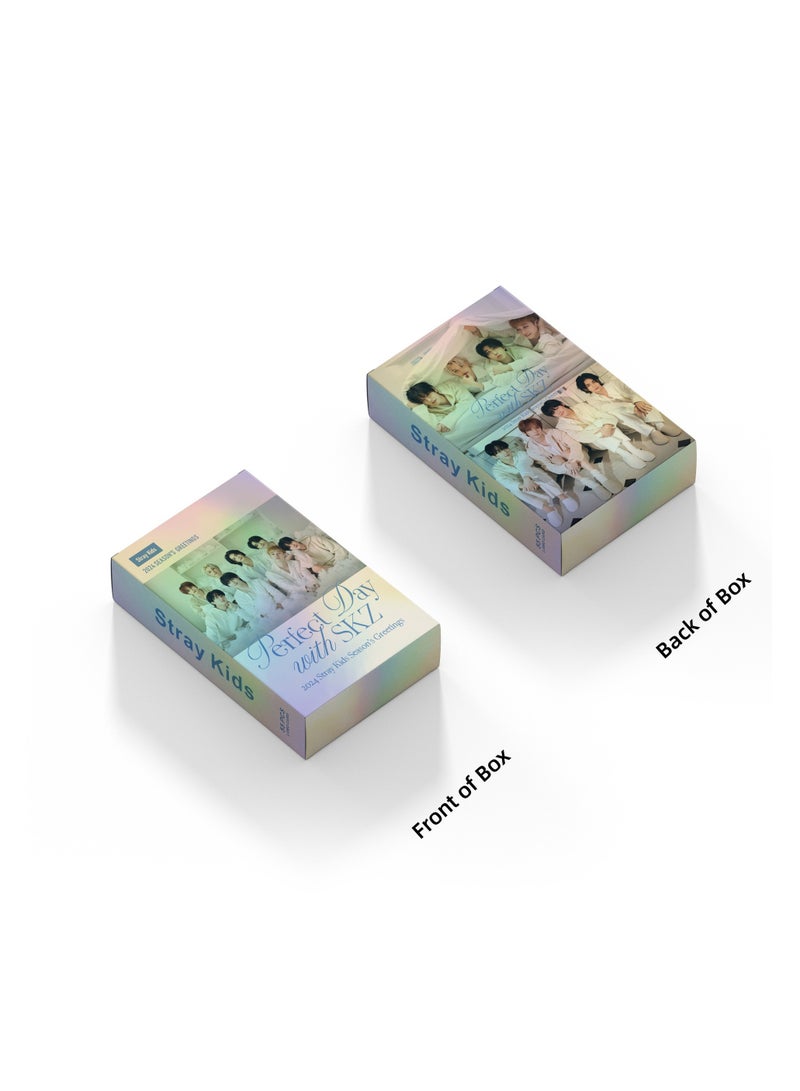 NIBEMINENT 55 Pcs Kpop Stray Kids Perfect Day Lomo Cards Card For Fans Collection Gifts - Image 3
