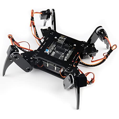 FREENOVE Quadruped Robot Kit (Compatible with Arduino IDE), Walking Crawling Twisting, App Remote Control, Servo STEM Project - Image 1
