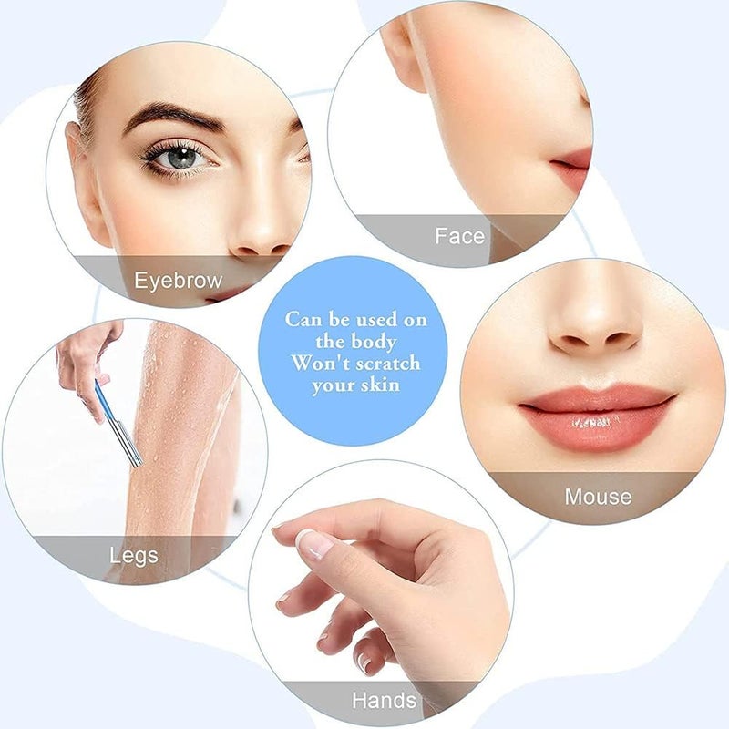 كاست ويف شفرات الحواجب مكشطة الحواجب للنساء شفرة وجهية لإزالة الشعر أداة تقشير البشرة أداة تشذيب لإزالة الشعر الناعم للنساء شفرات الحواجب وأدوات حلاقة الوجه للنساء والرجال - Image 5