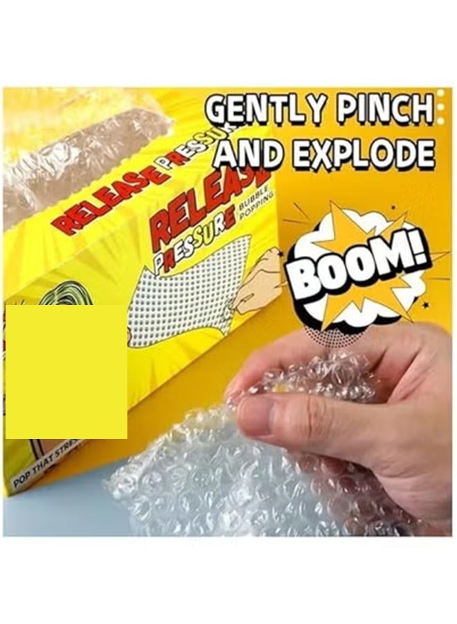 Pinching Bubble Wrap Sheets Box,Ultra-Soft Decompression Venting Toy,Sensory Fidget Stress Relief Gifts for Women Office Management and Fun Breaks (3) - Image 3