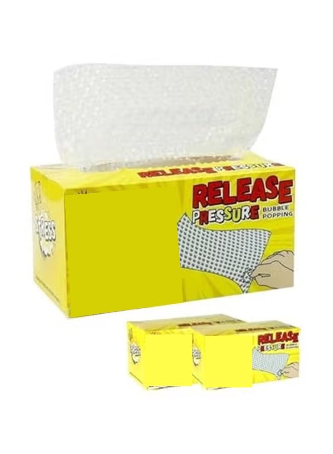 Pinching Bubble Wrap Sheets Box,Ultra-Soft Decompression Venting Toy,Sensory Fidget Stress Relief Gifts for Women Office Management and Fun Breaks (3) - Image 1