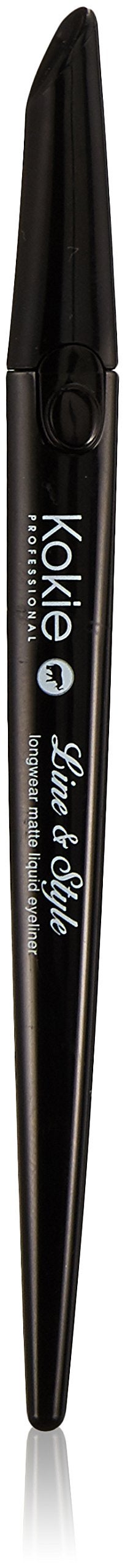 Kokie Cosmetics Line  Style Liquid Eyeliner Jet Black 0014 Fluid Ounce