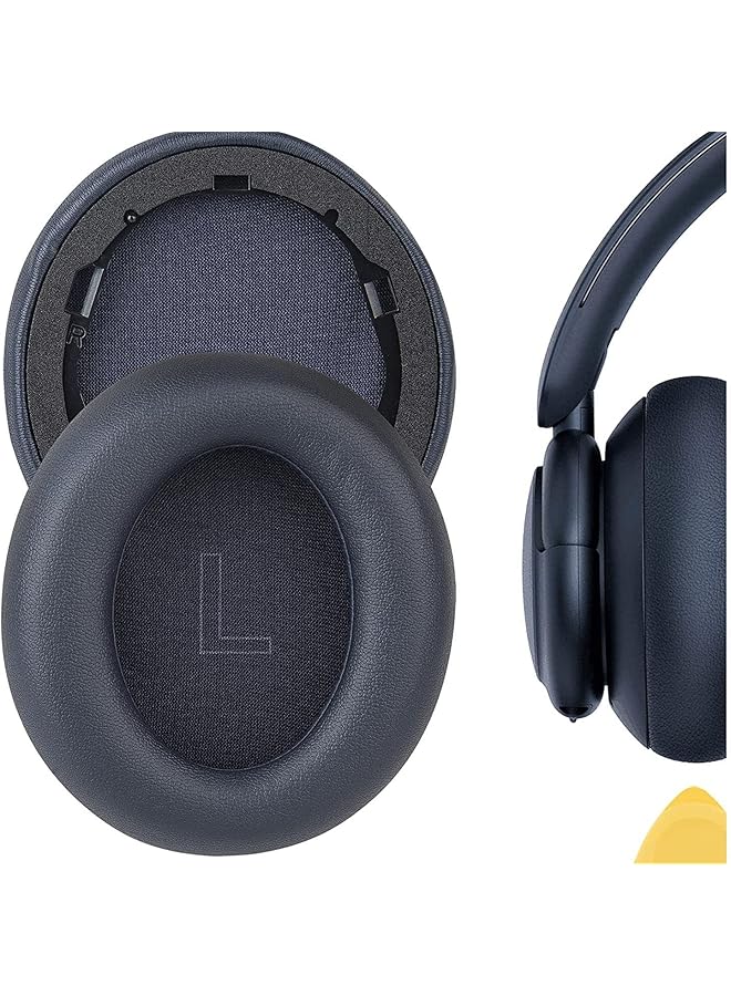 erorex Replacement Earpads For Soundcore Life Q30 Q35 Hybrid Active Noise Canceling Headphones Headset Leather Ear Pads Earmuffs Ear Cushions Sponge Memory Foam Pads Bl  - Image 2