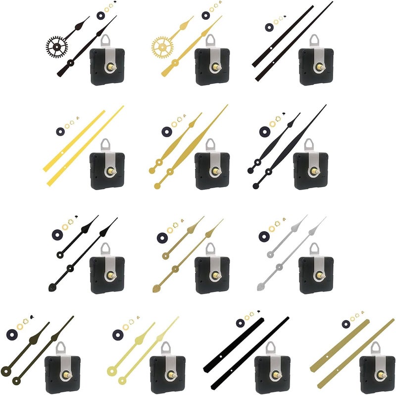 Battery Operated Clock Movement with Metal Hands for Wall Timepiece Repair Quartzs Clock Movements - Image 5