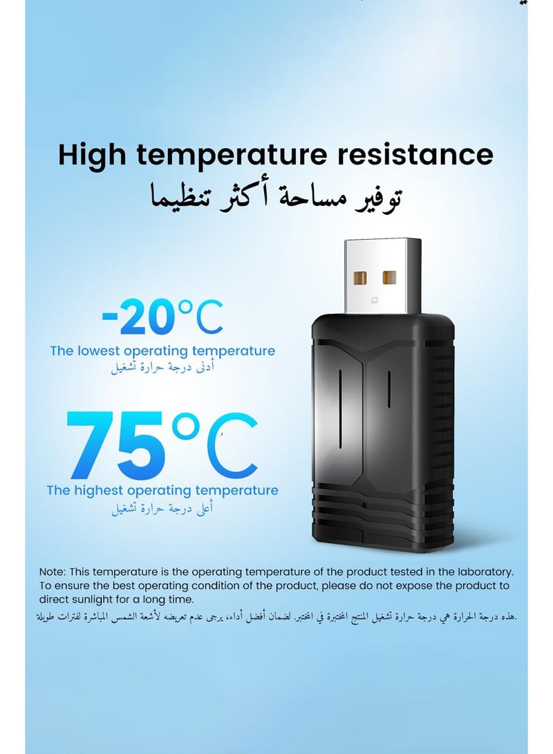 Digisand Wireless CarPlay & Android Auto Adapter, 2025 Upgrade, Plug & Play USB Dongle, Convert Wired CarPlay/Android Auto to Wireless,No Latency,Fast Connection,For iPhone & Android Phones - Image 5