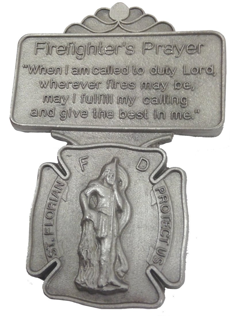 McVan St. Florian Firefighter Prayer Visor Clip - Image 4