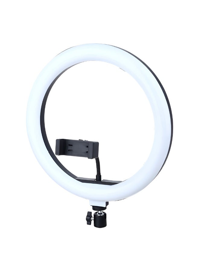 13-inch Ring Light Model M-330 with Mobile Holder, White and Yellow LED Lighting, 3 Professional Color Temperatures for Live Streaming, Selfies, and Beautification, USB Charging - Image 5