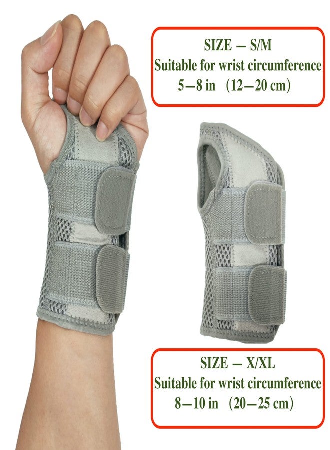 NAGSOFE Wrist Brace for Carpal Tunnel Relief Night Support, Hand Brace with 2 Stays for Women Men, Adjustable Wrist Support Splint for Right Left Hands for Tendonitis, Arthritis, Sprains - Image 3