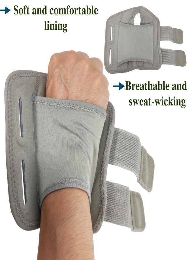 NAGSOFE Wrist Brace for Carpal Tunnel Relief Night Support, Hand Brace with 2 Stays for Women Men, Adjustable Wrist Support Splint for Right Left Hands for Tendonitis, Arthritis, Sprains - Image 4