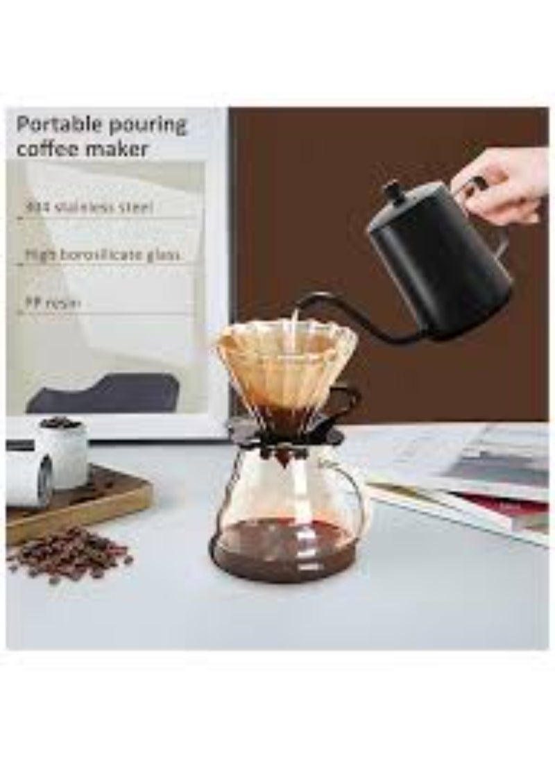 Mi VAZA Coffee Maker Set – Complete Manual Brewing Kit with Kettle, Scale, and Dripper – Ideal for Travel, Camping & Ramadan Gift Set- 9-Piece V60 - Image 3
