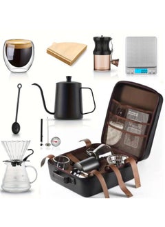 Mi VAZA Coffee Maker Set – Complete Manual Brewing Kit with Kettle, Scale, and Dripper – Ideal for Travel, Camping & Ramadan Gift Set- 9-Piece V60  - Image 1