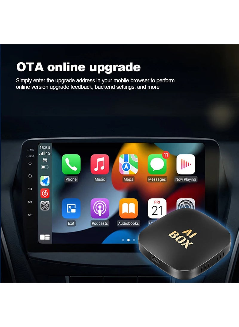 EzzySo Wireless CarPlay Adapter Supports YouTube, Netflix & More Wired CarPlay to Wireless Dongle, AI Box CarPlay 2 in 1 Wireless AI Box Plug & Play  - Image 5
