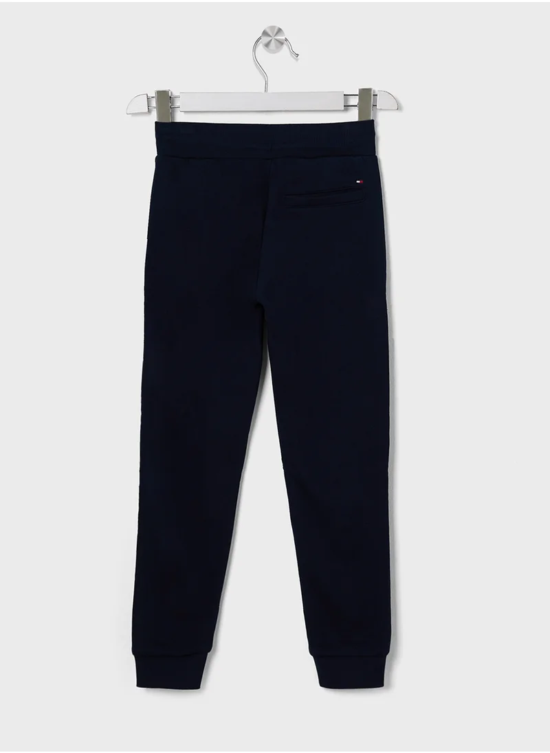 تومي هيلفيغر Youth Monotype 1985 Label Logo Sweatpants