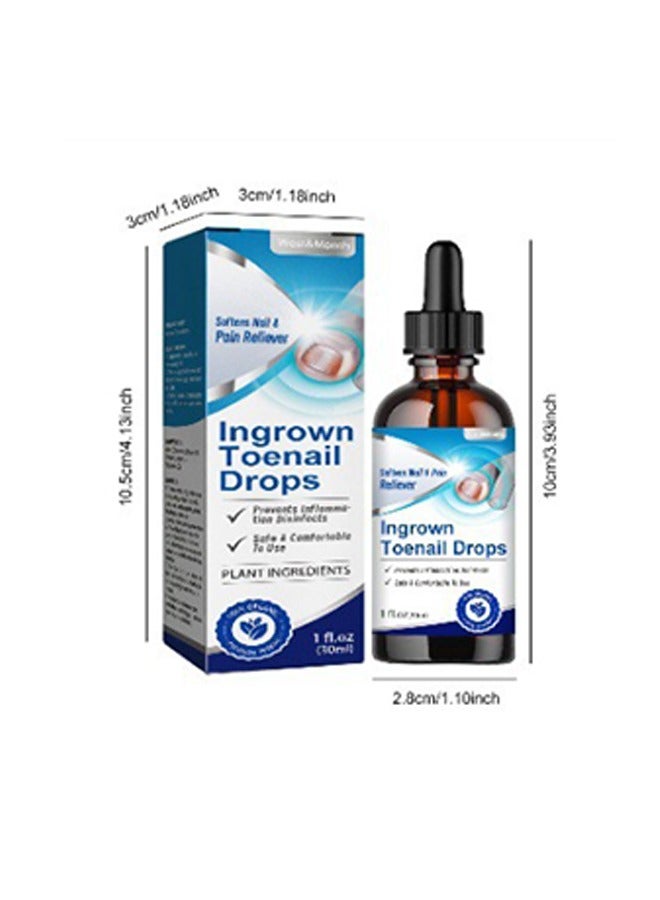 Ingrown Toenail Drops, Nail Care Essential Oil Cleans And Removes Gray Nails, Toe Nail Repair Treatment Extra Strength For Thick Nails Cracked Damaged Discolored