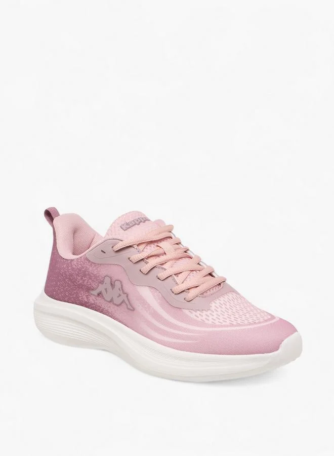 Kappa Women's Logo Print Sports Shoes with Lace-Up Closure