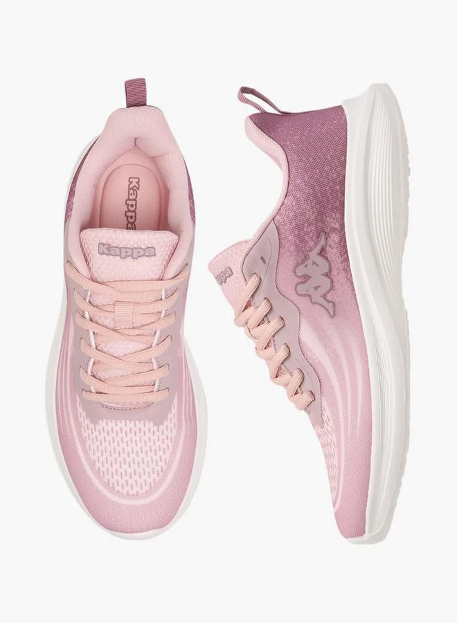 Kappa Women's Logo Print Sports Shoes with Lace-Up Closure