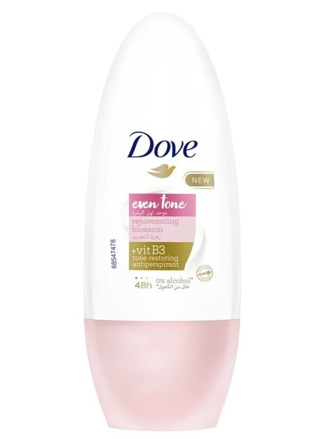 دوف 3 عبوات من مزيل عرق ببلية دوارة لتوحيد لون البشرة للنساء 50ملليلتر - Image 2