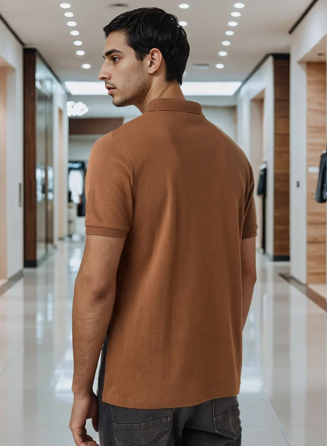 Splash FAV Colourblock Polo T-shirt