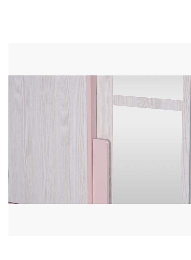 Home Box Anna 3-Door And 2-Drawers Wardrobe With Mirror 120x198.5x50 cm  - Image 3
