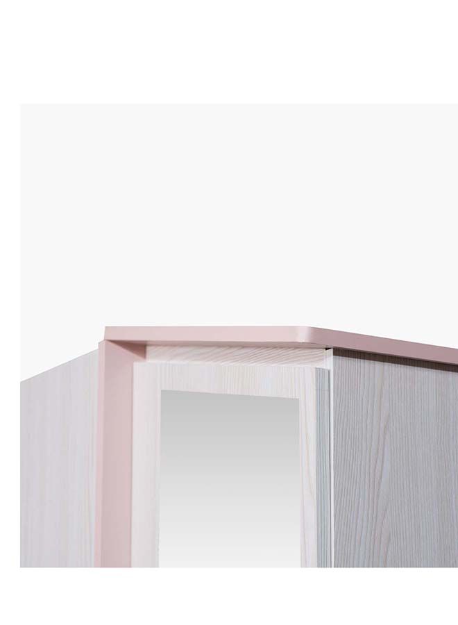 Home Box Anna 3-Door And 2-Drawers Wardrobe With Mirror 120x198.5x50 cm  - Image 4