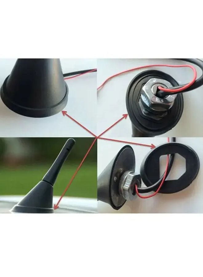 Black Rubber Base Gasket Seal Roof Mast Whip Aerial Antenna Car Accessory - Image 4