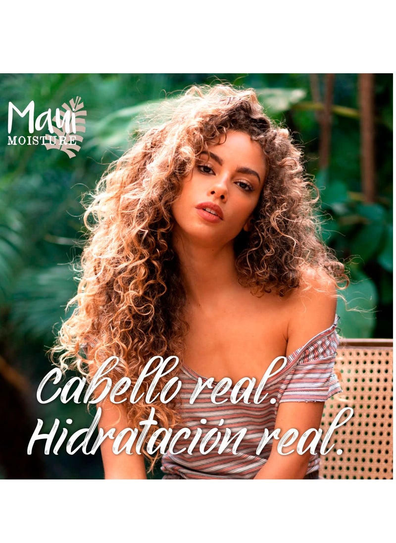 MAUI MOISTURE - Maui Moisture Curl Quench + Coconut Oil Hydrating Curl Smoothie, Creamy Silicone-Free Styling Cream for Tight Curls, Braids, Twist-Outs & Wash & Go Styles, Vegan & Paraben-Free, 12 Ounce - Image 1