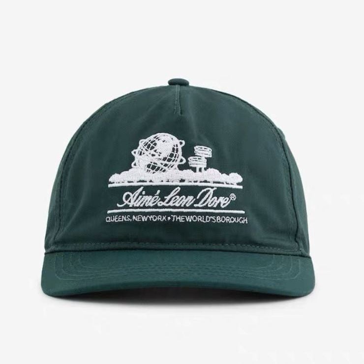 Aime Leon Dore Embroidered Adjustable Baseball Cap white green - Image 5